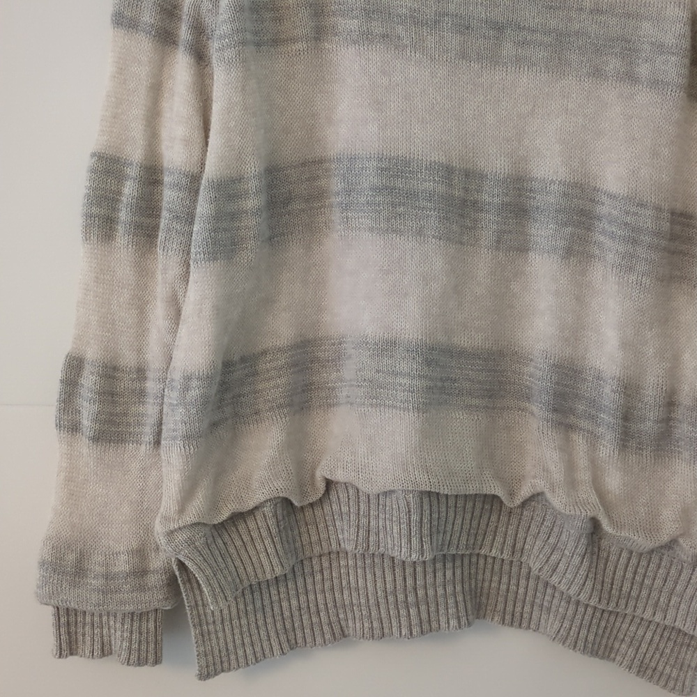 Eileen Fisher Organic Cotton Lined Relaxed fit Noat Neckline Minimalist Pullover - Picture 3 of 7